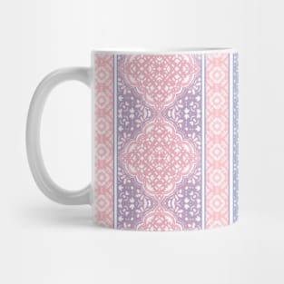 Sunrise Pink Decorative Boho Tile Pattern Mug